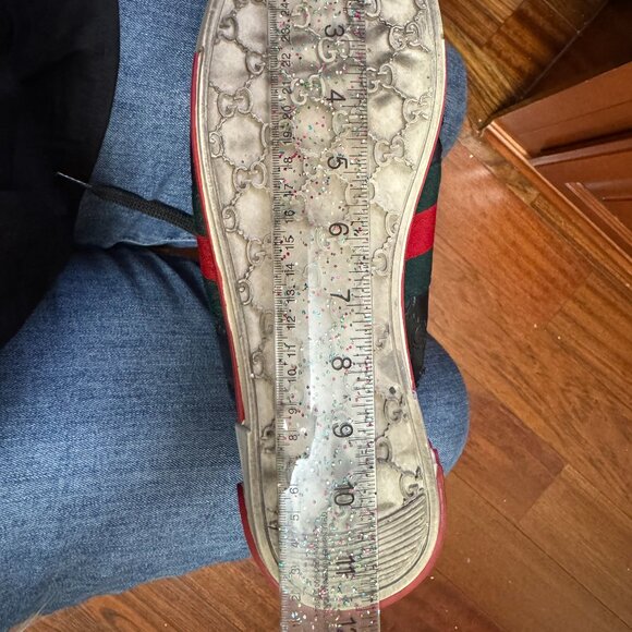 Mens Gucci Ace Supreme vintage sneakers - Picture 12 of 14